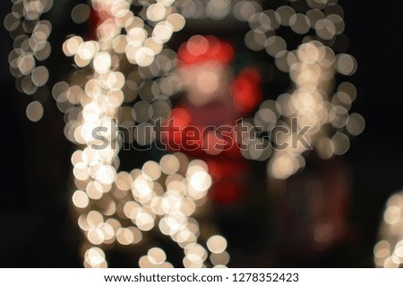 Christmas Holiday Lights Background Out of Focus Decoration Lights