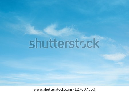 clouds in the blue sky Royalty-Free Stock Photo #127837550