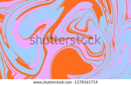 Color mix, abstract marble painting, fashion print, natural background - Illustration