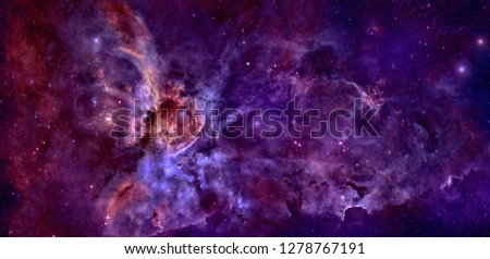 Explosive Galaxy - Elements of this Image Furnished by NASA