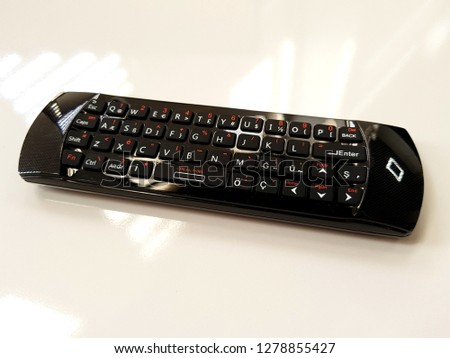 Black air mouse keyboard