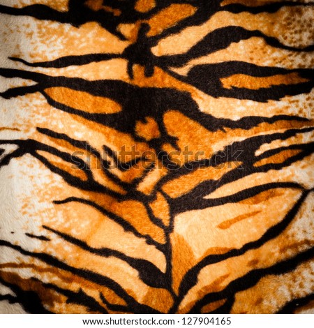 tiger fur texture Royalty-Free Stock Photo #127904165