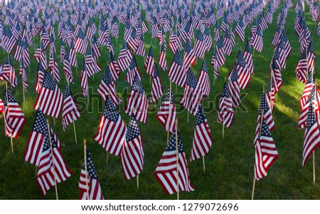 2,977 American Flags mark the anniversary of September 11.
