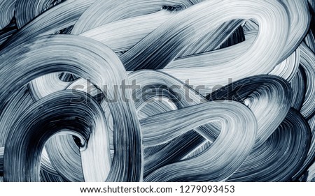 grunge brush strokes abstract curve background Royalty-Free Stock Photo #1279093453