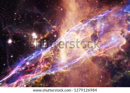 Starfield stardust and nebula in endless beautiful universe. Elements of this image furnished by NASA.