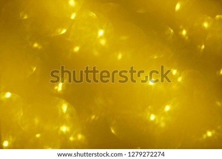 yellow, golden background Christmas festive , Abstract Bokeh circles for Christmas Background. Abstract Glitter Defocused Background , Happy new year concept 