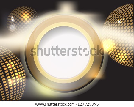 Abstract shiny golden business background