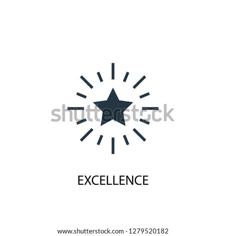 excellence icon. Simple element illustration. excellence concept symbol design. Can be used for web and mobile. Royalty-Free Stock Photo #1279520182