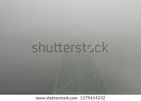 heavy fog bridge