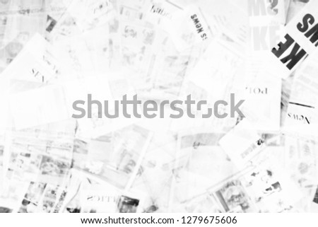 Old newspaper background, grunge paper texture                          