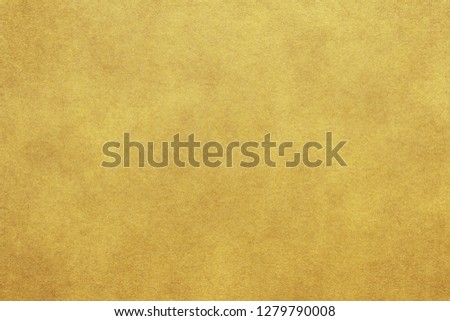 Japanese spring yellow colored paper texture or vintage background