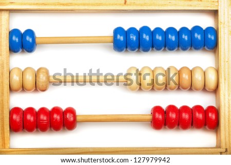 Colorful abacus