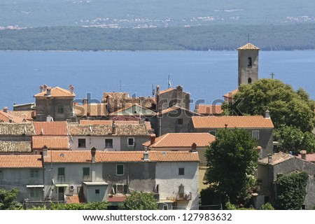 The red roofs of the Dalmatian islands