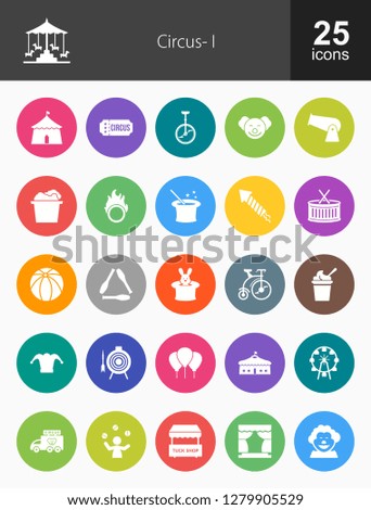 Circus Filled Icons