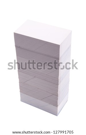 Photo of Business card pile