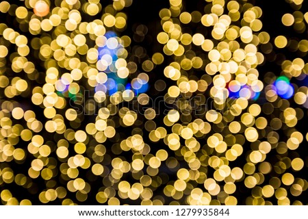 Bokeh lights. Beautiful Christmas background