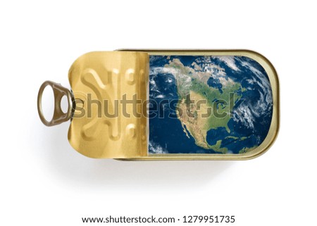 North America in a tin can