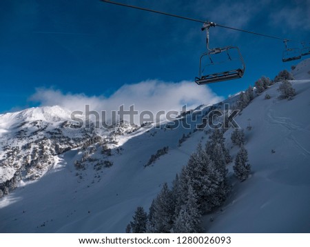 Ski fields chairlift