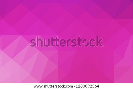 Light Pink vector polygonal template. Colorful illustration in abstract style with gradient. Polygonal design for your web site.