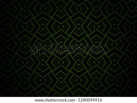 Dark Green vector layout with flat lines. Blurred decorative design in simple style with lines. Backdrop for TV commercials.