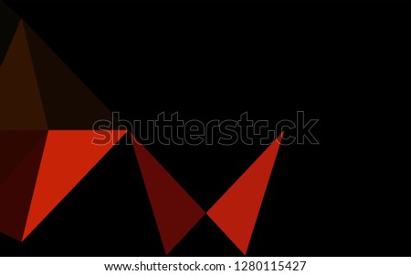 Dark Green, Red vector polygonal template. An elegant bright illustration with gradient. The completely new template can be used for your brand book.