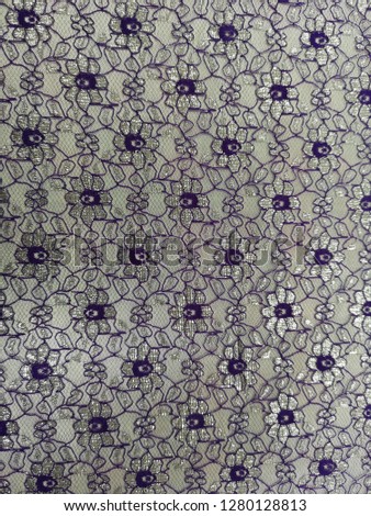 Patterned table cloth