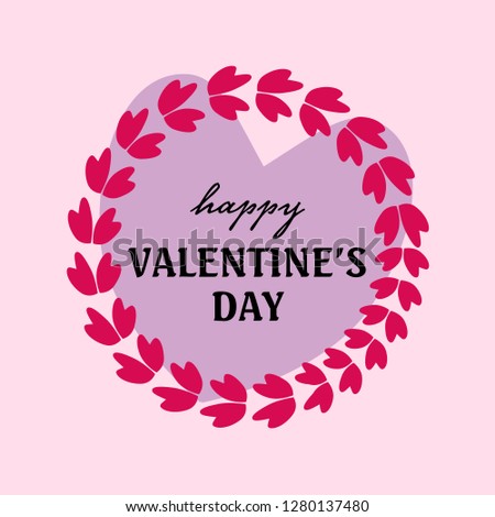 Valentines day sale background  Vector illustration. Wallpaper.flyers, invitation, posters, brochure, banners. - Vector