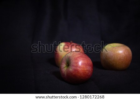 Fresh harvest of sweet apples. Nature fruit concept