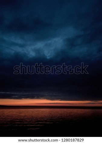 dramatic sky with clouds, digital photo picture as a background