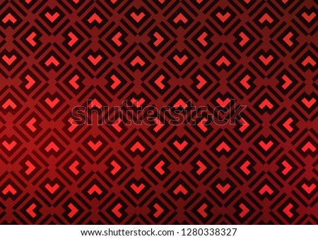 Light Red vector pattern with narrow lines. Lines on blurred abstract background with gradient. Backdrop for TV commercials.