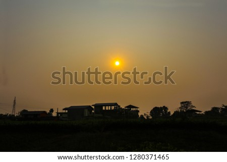Sunset view in Nawalparasi