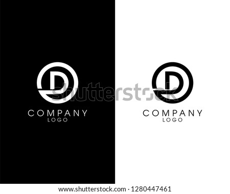initial letter od, do logotype company name design. vector logo for business and company identity