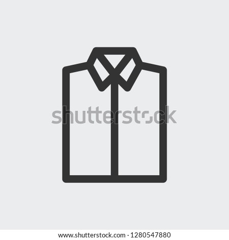 Polo shirt icon isolated on background. Shirt symbol modern, simple, vector, icon for website design, mobile app, ui. Vector Illustration simple vector icon