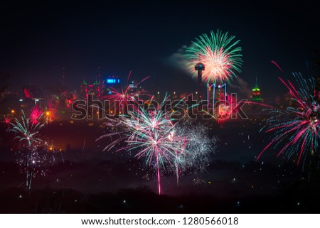 San Antonio New Year Fireworks