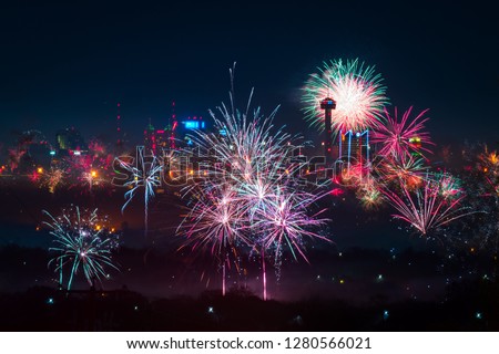 San Antonio New Year's fireworks 