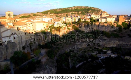 Cuenca. Spain. Unesco World Heritage Site. Drone Photo