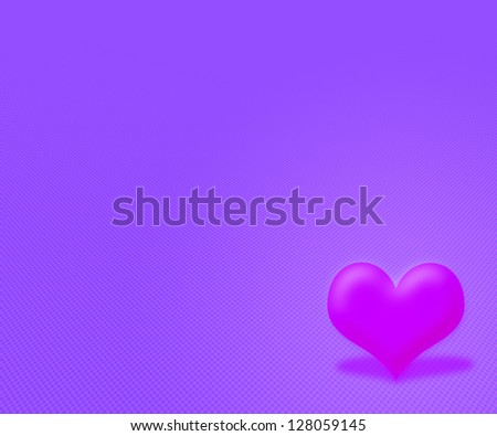 Violet Simple Valentine Background