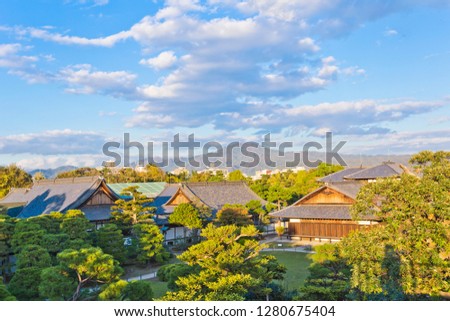 The Ninomaru Palace served as the residence and office of the shogun during his visits to Kyoto. Surviving in its original form, the palace consists of multiple separate buildings. 