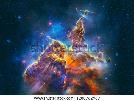 Spire of Creation - Elements of this Image Furnished by NASA