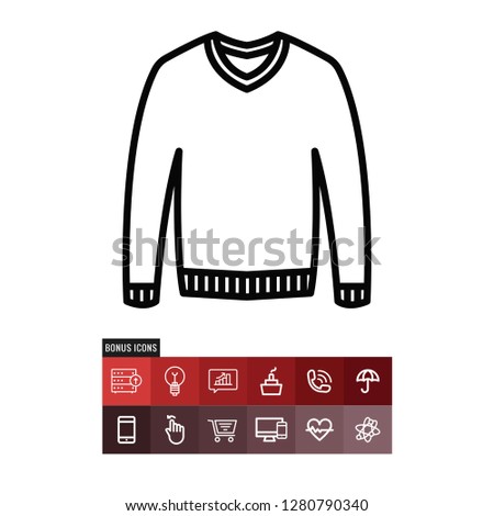 Sweater vector icon