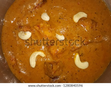 paneer butter masala or Cottage cheese curry