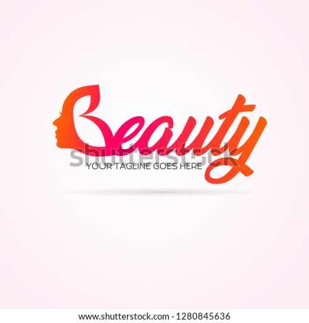 woman face with butterfly logo vector 12
