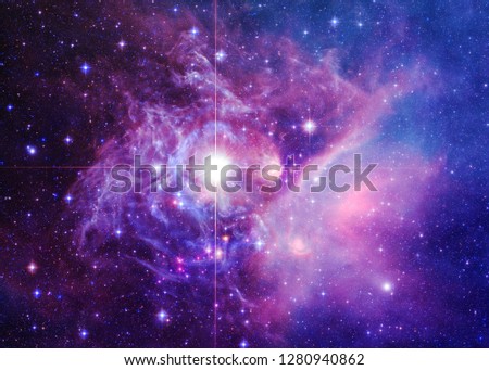 Lorikeet Galaxy - Elements of this Image Furnished by NASA