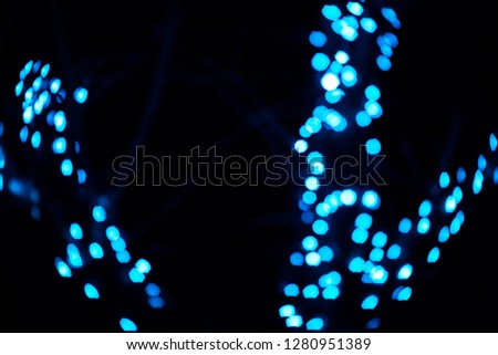 Abstract colorful bokeh dark background
