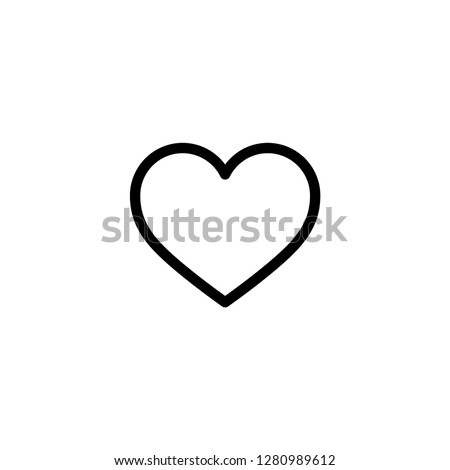 Heart icon. Social media sign Royalty-Free Stock Photo #1280989612
