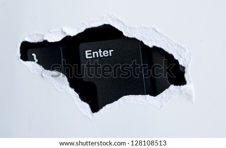 paper hole button enter