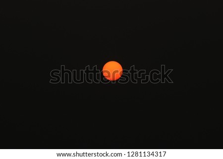 sunset at sundarban december 2018