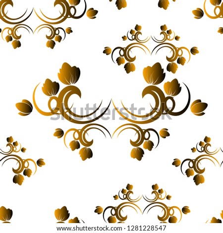 seamless pattern vector  with ornament categories and abstract 
