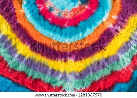 Original Handmade Colorful Abstract Psychedelic Tie Dye Shirt Design