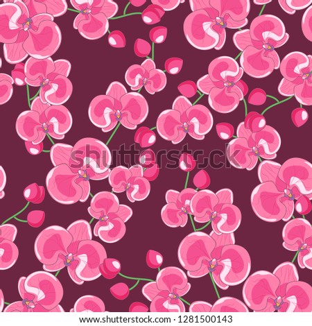 Seamless drawn flower pattern. Wild realistic floral print, hand drawn pattern for printing, seamless pattern with flowers. Seamless clipart for wallpapers, backgrounds. Vector illustration.